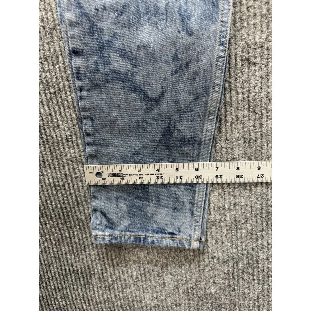 Levis 512 Jeans Mens 32x32 Blue Dragon Snake Wash Slim Fit Tapered Leg Stretch